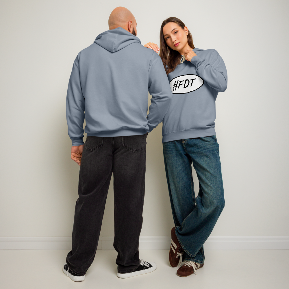 #FDT Unisex garment-dyed lightweight hoodie